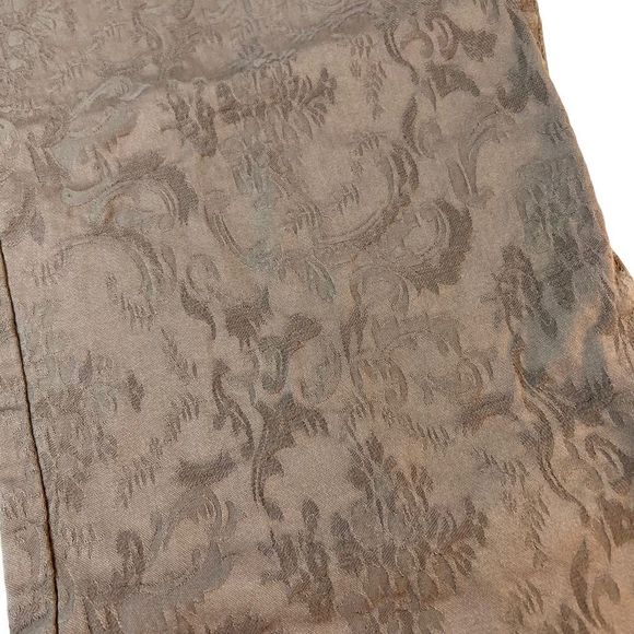 Chico’s Women’s Dark Taupe / Brown Muted Brocade Pants Chico’s Size 1 (8-10) - Picture 5 of 11